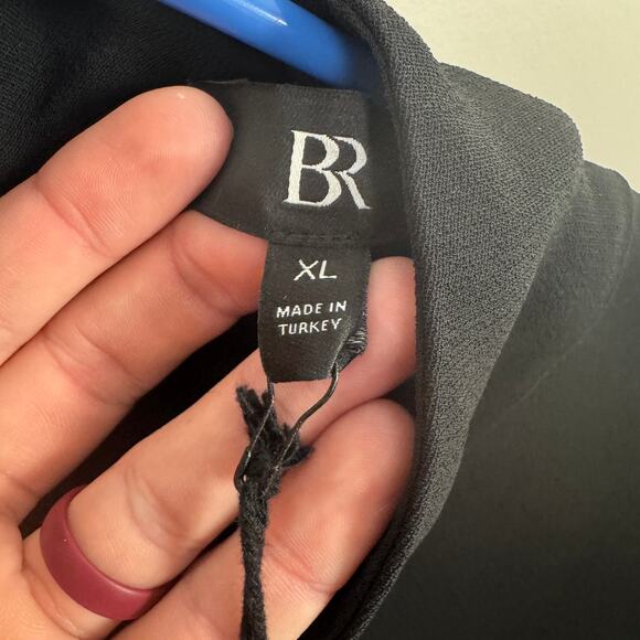 BR Long Sleeve Side Slit Maxi Dress US Women's XL - Picture 4 of 9